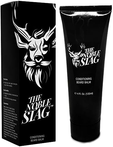 The Noble Stag Men’s Conditioning Beard Balm for Men - Made with Natural Ingredients (for Beard Growth, Moisturizing, and Conditioning) 4 Fl oz