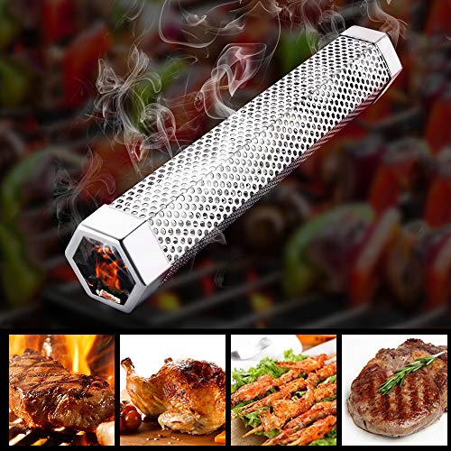 Pellet Smoker Tube for Grilling, 12 inches Premium Stainless Steel
