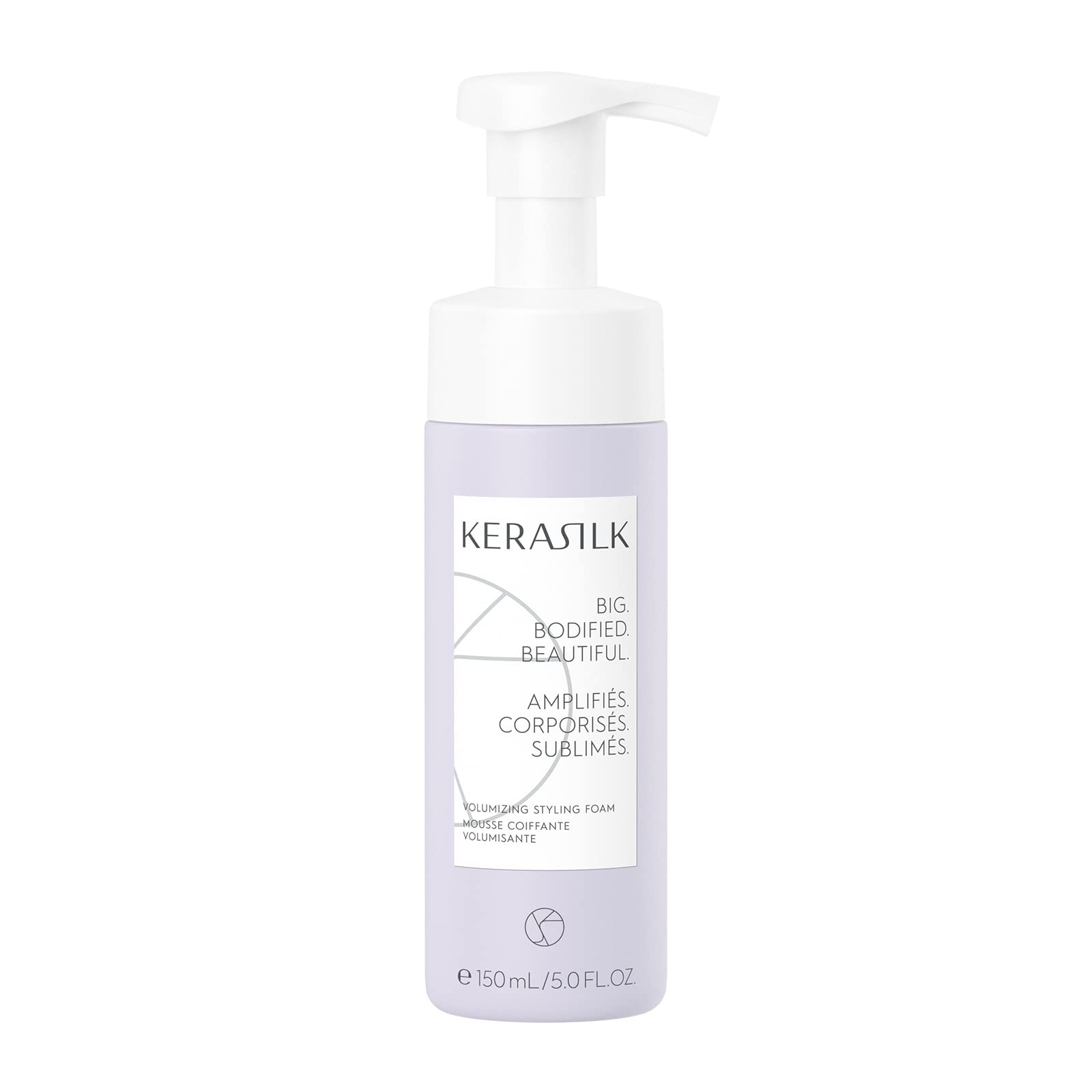 Kerasilk Volumizing Foam, For All Hair Types, Adds Body & Lift, Heat Protection, Vegan, 150ml
