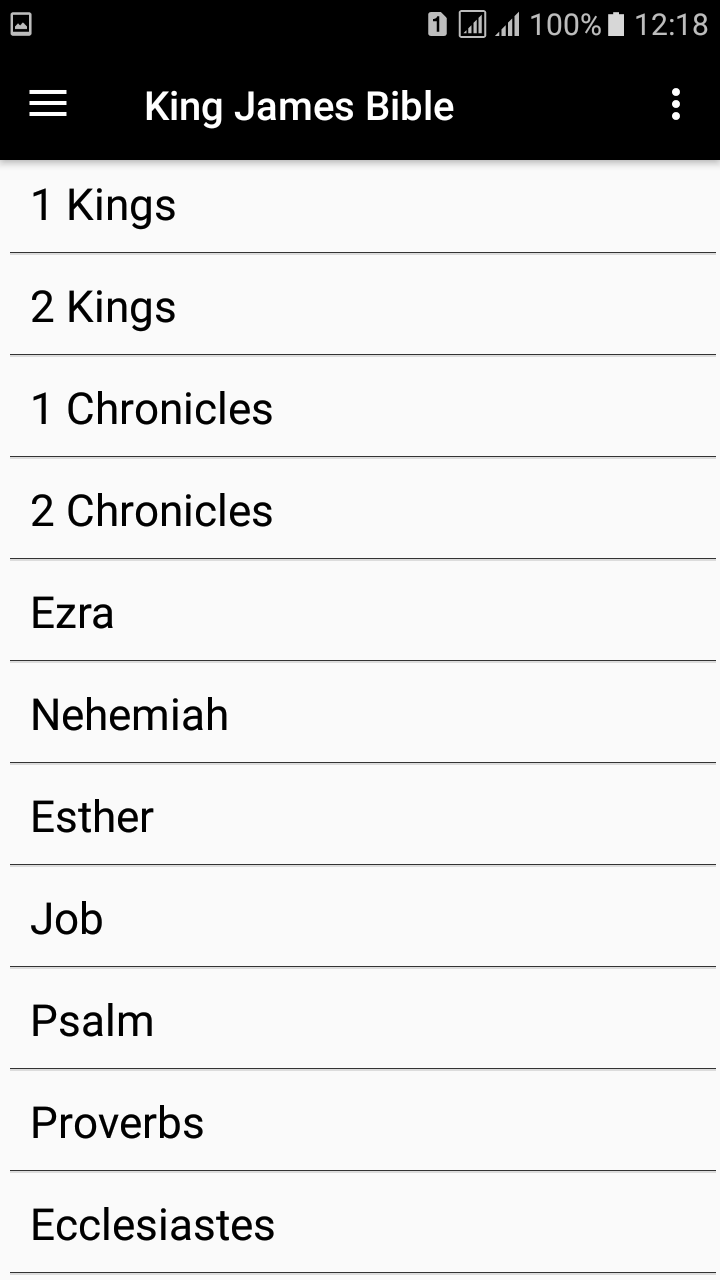 King James Bible (KJV) The Holy Bible for Android