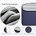 V Voova 11 11.6 12 Inch Laptop Sleeve Case,Slim Computer Cover Bag Compatible with MacBook Air 11,Mac 12,Surface Pro 9 8 7/Laptop Go 2 3,HP Acer Asus Samsung Chromebook 4,Blue