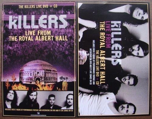 The Killers - Live From The Royal Albert Hall - Two Sided Poster - Brandon Flowers - David Keuning - Mark Stoermer - Ronnie Vannucci