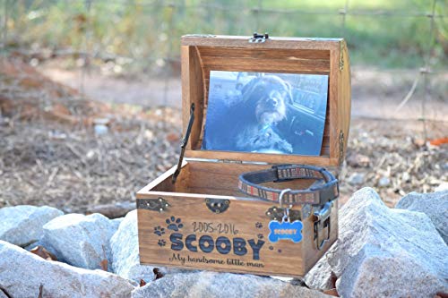 Pet Memory Box - Pet Keepsake Box - Memorial Box - In Memory - Sympathy Gift - Pet Memorial Pet Urn - Personalized Pet Urn - Pet Memory Chest
