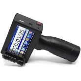 TOAUTO Portable Intelligent Upgraded Handheld Inkjet Printer HP-003 with 3.7 Inch LED Touch Screen Quick-Drying Inkjet Coding Machine for Code Date Label (Support 14 Languages &amp; 3 Print Precision)