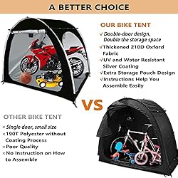 Large Bike Cover Storage Shed Tent,Portable Bicycle