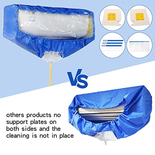 Split Air Conditioning Service Bag with Water Pipe, Wall Mounted Air Conditioning Cleaning Kit (Small)