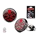 Enamel Hydra Logo Round Ear Stud Earrings 316L