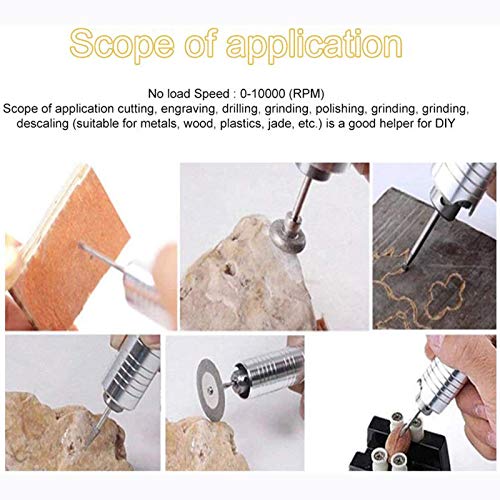 SIRUL Mini-Tischkreissäge, Miniatur-Präzisions-Tischkreissäge, Lapidar Ausrüstung für DIY-Schmuck, Poliermaschine für… – Bild 5