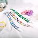 GAGAKU 3 Pack Pacifier Clip Holder for Girls and Boys Teeth Ring Toy Leash, Double-side Print Modern Design