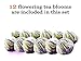 Tea Beyond Flowering Tea Gift Set Zen 12 Packs White Blooming Tea Herbal Iced or Hot Blooming Tea White Tea Gift Workout Weight Management 100% Natural Vegan Friendly Non-GMO No additives