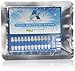 Sparkling White Professional Strength 6% HP Teeth Whitening Strips - Elastic Strips Plus Advanced Whitening Formula = Great Results! 28 Strips (14 Upper and 14 Lower) Free Teeth Shade Guide Included.