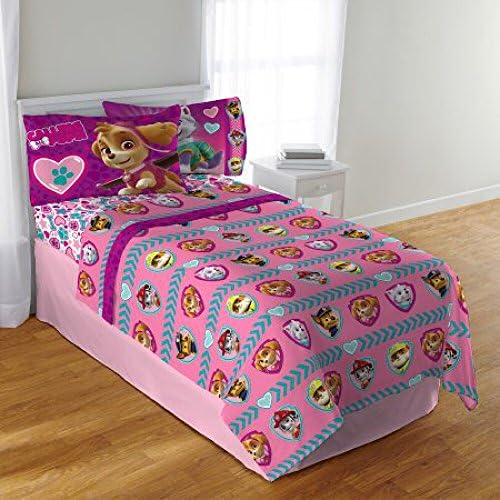 Nickelodeon Paw Patrol Girls Twin Sheet Set