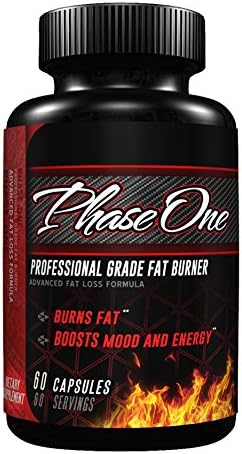 JCM Nutrition Phase One Pro-Series Thermogenic Fat Burner and Appetite Suppressant, 60 Capsules