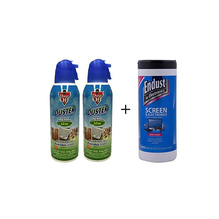 Falcon DustOff Professional Electronics Compressed Air Duster, 12 oz