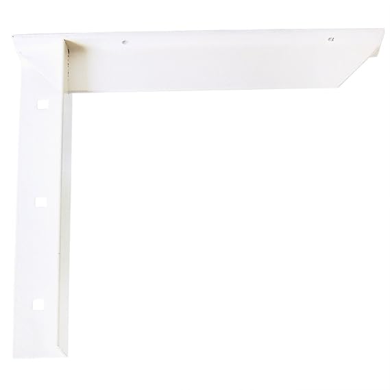 Concealed Bracket Hidden Countertop Support (18, White