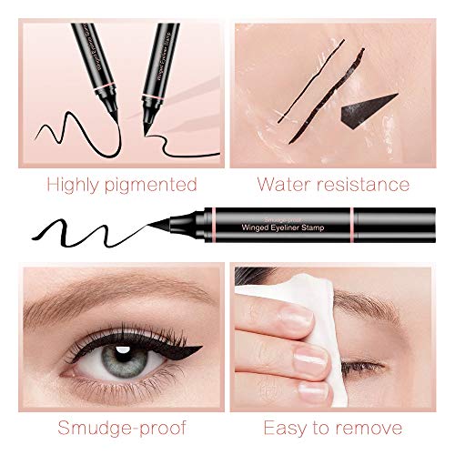 Winged Eyeliner Pencil Stamp Perfect Cat Eye Vamp Liquid Black Quick Flick Wingliner