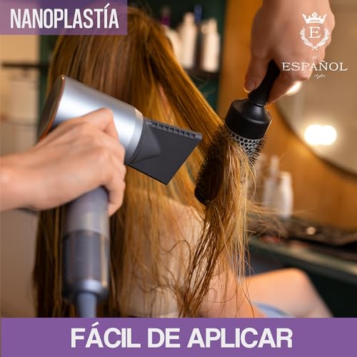 El Español Con Stylo | Kit Alaciado | Nanoplastia Sin Formol (500ml) y Shampo (500ml) | Alisa el cabello 100% con duración de 6 meses o más | Fácil de aplicar | Resultados profesionales | Cabello hidratado y brillante
