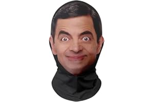 Realistic Face Mask - HD Print Breathable Nylon for Cosplay, Costume & Novelty Events Adult Fit