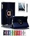 Apple iPad Air 2 Case CINEYO(TM) 360 Degree Rotating Stand Case Cover with Auto Sleep / Wake Feature for iPad Air 2 / iPad 6 (6th Generation) (Navy Blue)