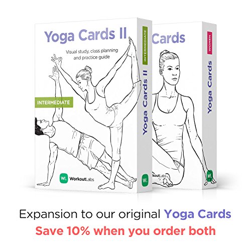 image for WorkoutLabs YOGA CARDS II - Intermediate: Professional Visual Study, C