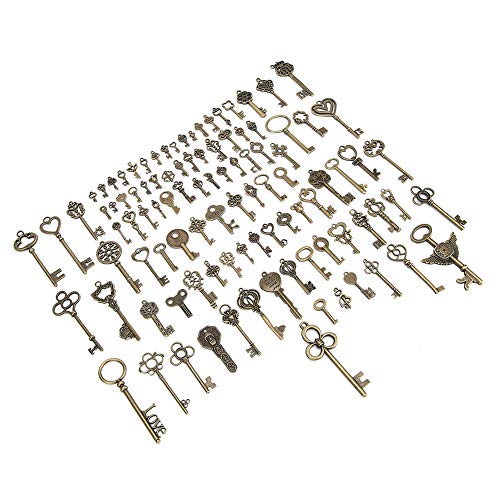 EMUKOEP Bronze Notebooks for Key Decoration, Vintage DIY Coasts, Clothing Materials