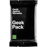 Cards Against Humanity: Geek Pack | 30 game cards about video games, D&amp;D, GoT and the rest of it. Ages 17+. Remember Batman? Bazinga. A funny gift.