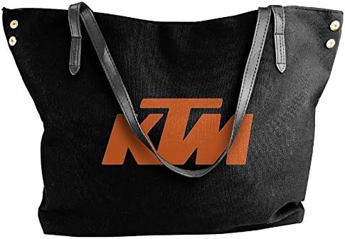Koorol HOOYOUNG Ride Orange KTM Ken Roczen Men's T-shirts Canvas Crossbody Shoulder Bag For Women.