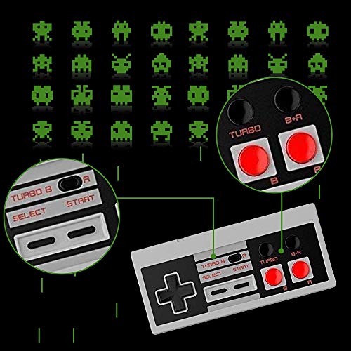 4 Classic+Wireless+Controller+Buttons+Nintendo+entertainment