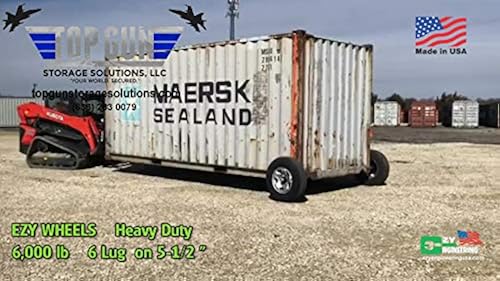 Ezy Engineering EZY Wheels Heavy Duty 6-LUG Shipping Container Wheels ...