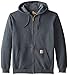 CarharttmensLoose Fit Midweight Full-Zip SweatshirtCharcoal HeatherLarge