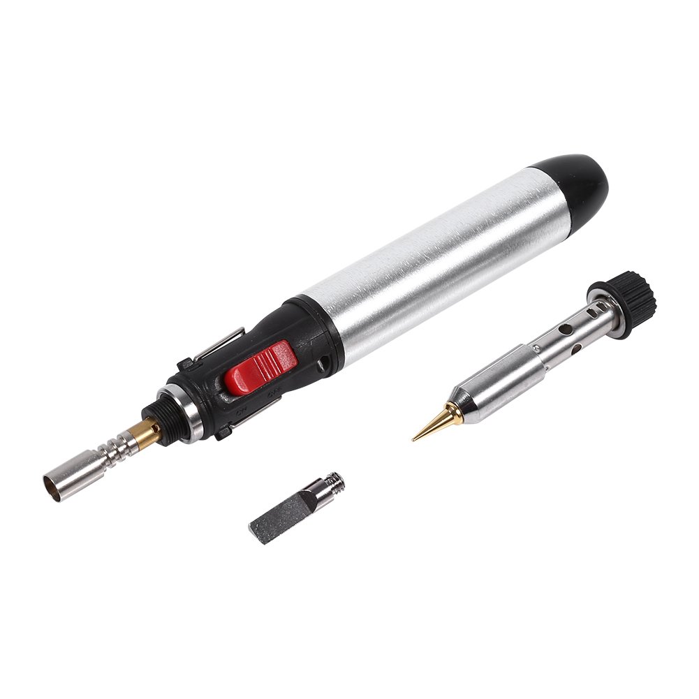 Butane Soldering Iron, Gas Welding Torch Pen Kit Temperature Adjustable for Cordless Soldering Tool