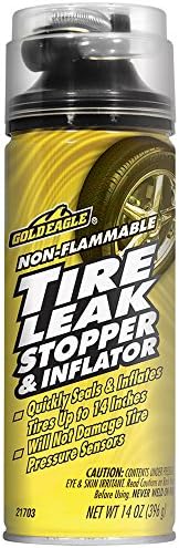 Gold Eagle 21703-12PK Non-Flammable Tire Leak Stopper and Inflator, (Pack of 12)