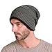 Tirain Men's Stylish Slouchy Cable Knit Beanie Hats Warm Skull Ski Caps