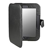 Insten® Flap Cover-up Leather Case Compatible with Barnes & Noble Nook Simple Touch with GlowLight , Black