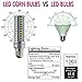 COOLDAY 15W Corn Led Light Bulbs 6000k Replacement for 150 Watt Bulb, Screw Socket E26 1360Lm Lamp Bulb LED Energy Saving Home Light Corn Bulb AC85~265V (Pack of 4)