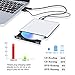 External Blu Ray DVD Drive 3D, USB 3.0 Optical Bluray DVD CD RW Row Burner Player Rewriter Compatible for MacBook OS Windows 7 8 10 PC iMac