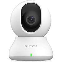 blurams Indoor Security Camera PTZ 1080p, WiFi Dome Camera Pet/Nanny Camera Baby Monitor w/Two-Way Audio | Sound/Person Detection | IR Night Vision | Cloud&Local Storage | Works with Alexa