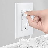 Outlet Covers Babepai 38-Pack White Baby Proof Electrical Protector Safety Improved Baby Safety Plug Covers