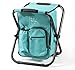 American Owned Savvy Outdoors Back Pack Chair or Backpack Cooler Chair, Portable Lightweight Stool
