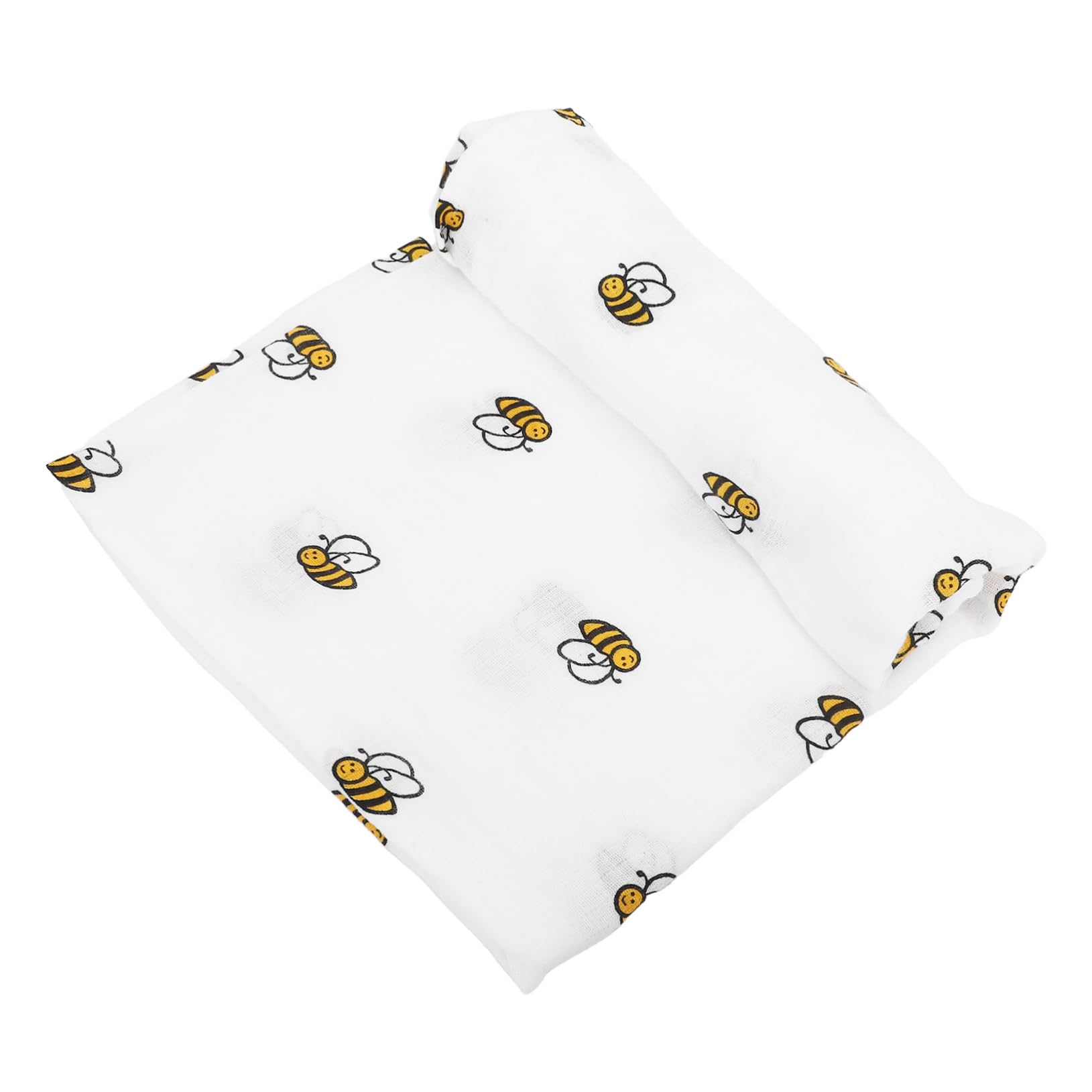 YeahiBaby Newborn Baby Infant Muslin Gauze Cotton Swaddle Blanket Wrapping (Littie Bee)