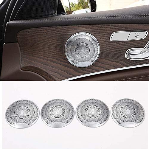 for Benz W205 C GLC E Class W213 2015-2019 Car Steel Door Loudspeaker Cover Trim