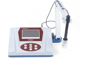 Fristaden Lab Countertop Ph Meter, High Accuracy Ph 0.01, Digital Ph Tester for Wine, Beer, Water, Scientific Lab Grade Ph Me