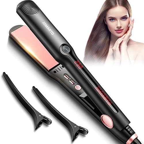 Hair Straightener Flat Iron, 2 in 1 Straightener and Curler, JOMARTO