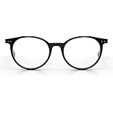 eyebobs - Case Closed | Premium Reading Glasses for Men and Women | Round Frame for Average Faces | Available in 0.0x - 4.0x