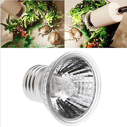CTKcom 4-Pack 75W UVB Light UVA Bulb Halogen Basking Bulb,110V Full spectrum Reptilian Lamp Lizard Lamp UV Heating Lamp Spot Lamp For Turtle Aquarium Aquatic Reptile Lizard Habitat Heat Lighting,4 Pcs
