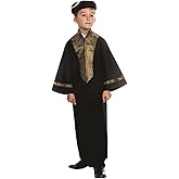 Dress Up America Sephardic Chacham Rabbis Costume for Kids - Rabbi Costume for Boys