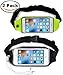 [2 Pack] MaxTeck Outdoor Running Dual Large Pocket Sweatproof Reflective Belt Waist Fanny Pack Pouch for iPhone 7 7 Plu 6S 6 6s Plus Samsung Galaxy S7 S6 Note 5 4 3 - Equipment Bags