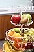 Juvale Large White Fruit Basket for Kitchen Counter, Metal 3 Tiered Fruit Stand for Countertop, Fresh Produce, Fruits and Vegetables, Organization, Storage Rack (18 In)
