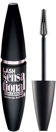 Amazon メイベリン マスカラ ラッシュセンセーショナル フル リッチ 01 ブラック お湯で落ちる ボリューム メイベリン マスカラ 通販