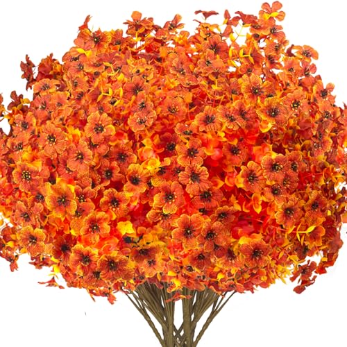 Grunyia 16 Bundles Artificial Fall Flowers